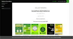 Desktop Screenshot of najlepszadezynfekcja.pl